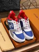 chaussure louis vuitton garcon fille run away blue white red